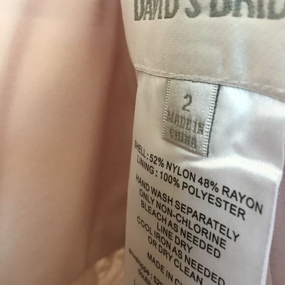 David's Bridal Strapless Lace Dress - Picture 13 of 15